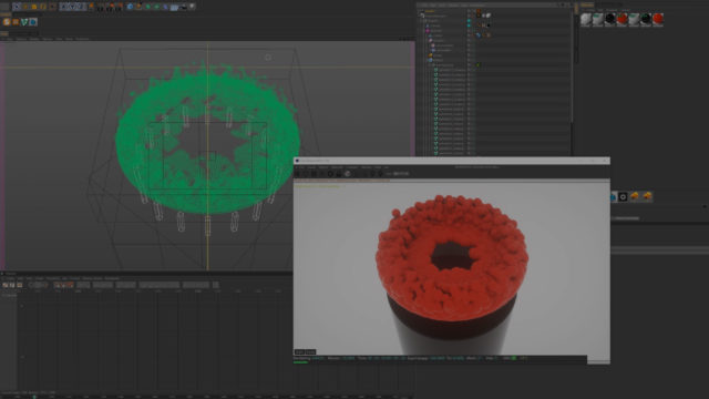 Ethos ferrofluid particle animation